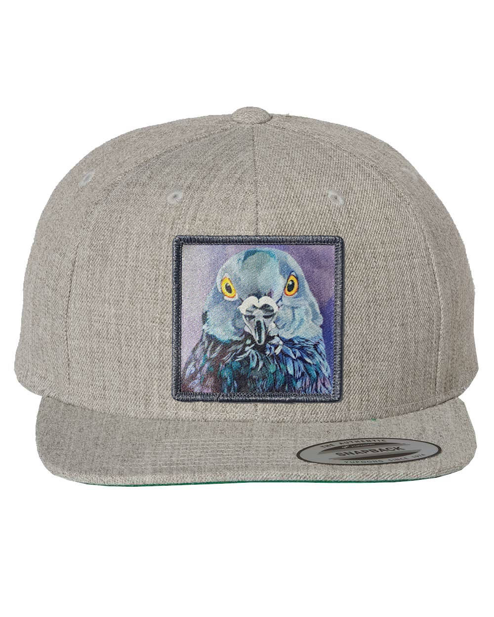 Heather Grey Snapback Hats Flyn Costello City Bird
