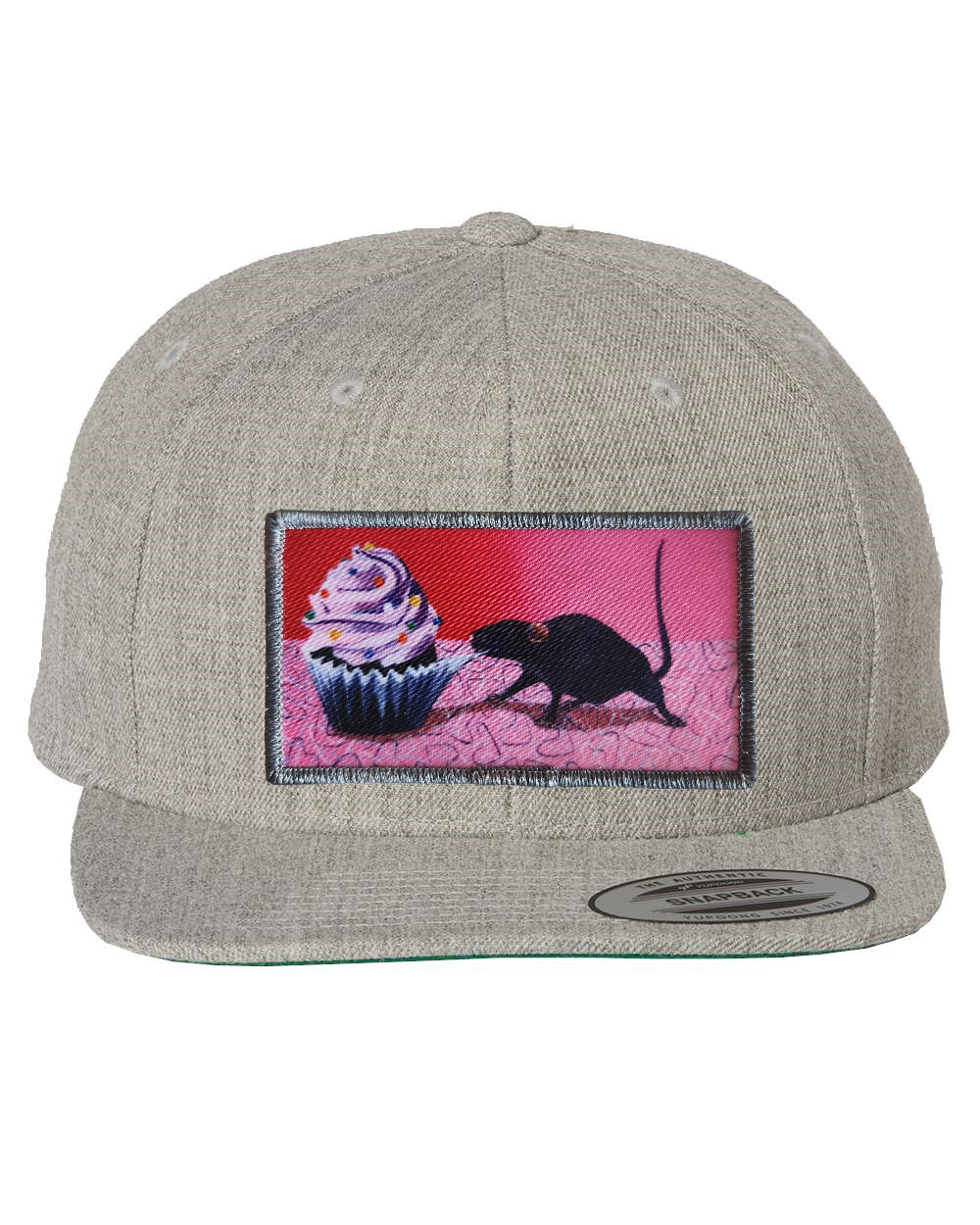Heather Grey Snapback Hats Flyn Costello Rats Got My Cake