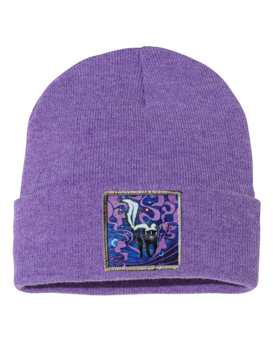 Skunky Haze Beanie Hats FlynHats Heather Purple