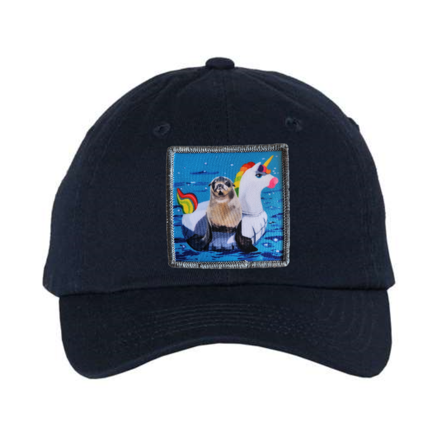 Kids Soft Navy Hat Hats FlynHats Unicorn Drifter