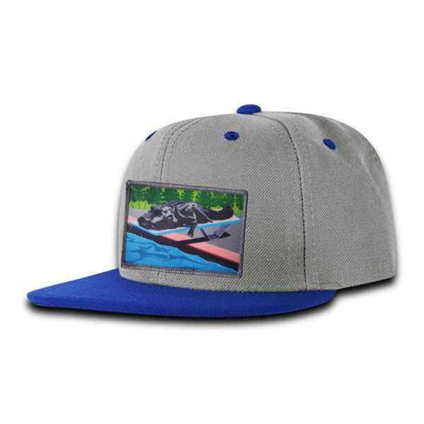Kids Grey/Blue Trucker Hats FlynHats Pool Party Canceled  