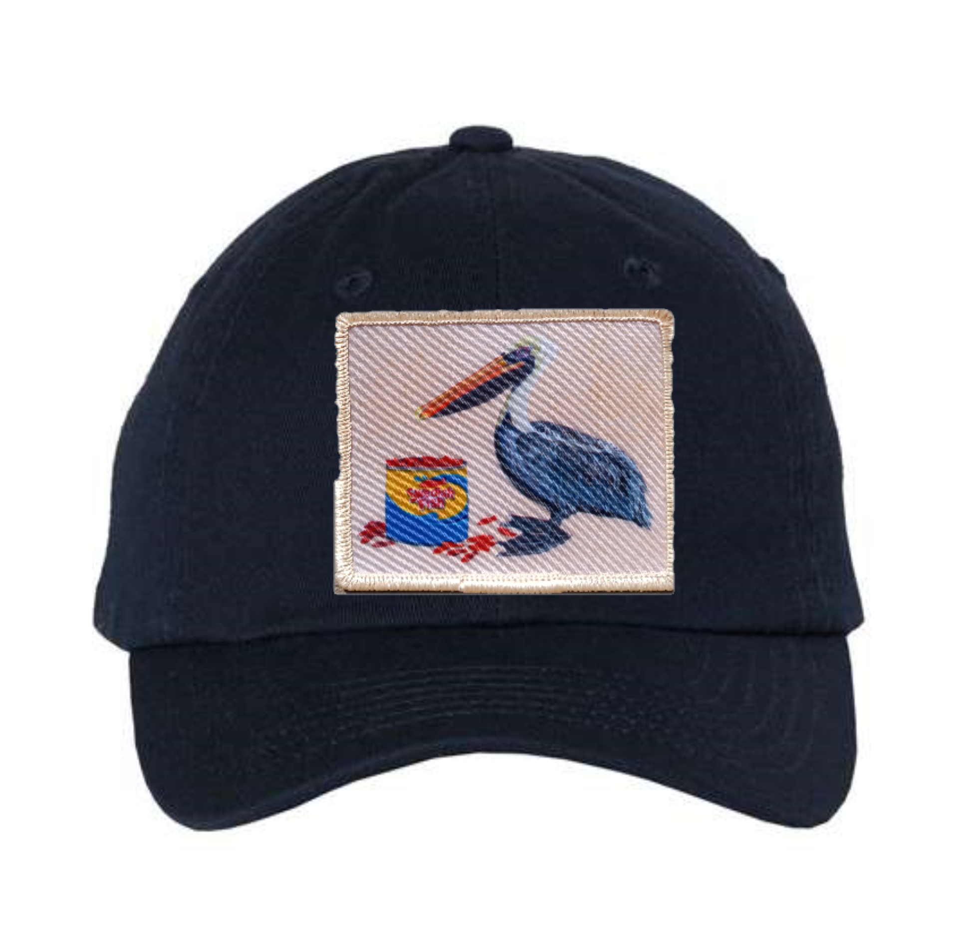 Kids Soft Navy Hat Hats FlynHats Gone Fishin'