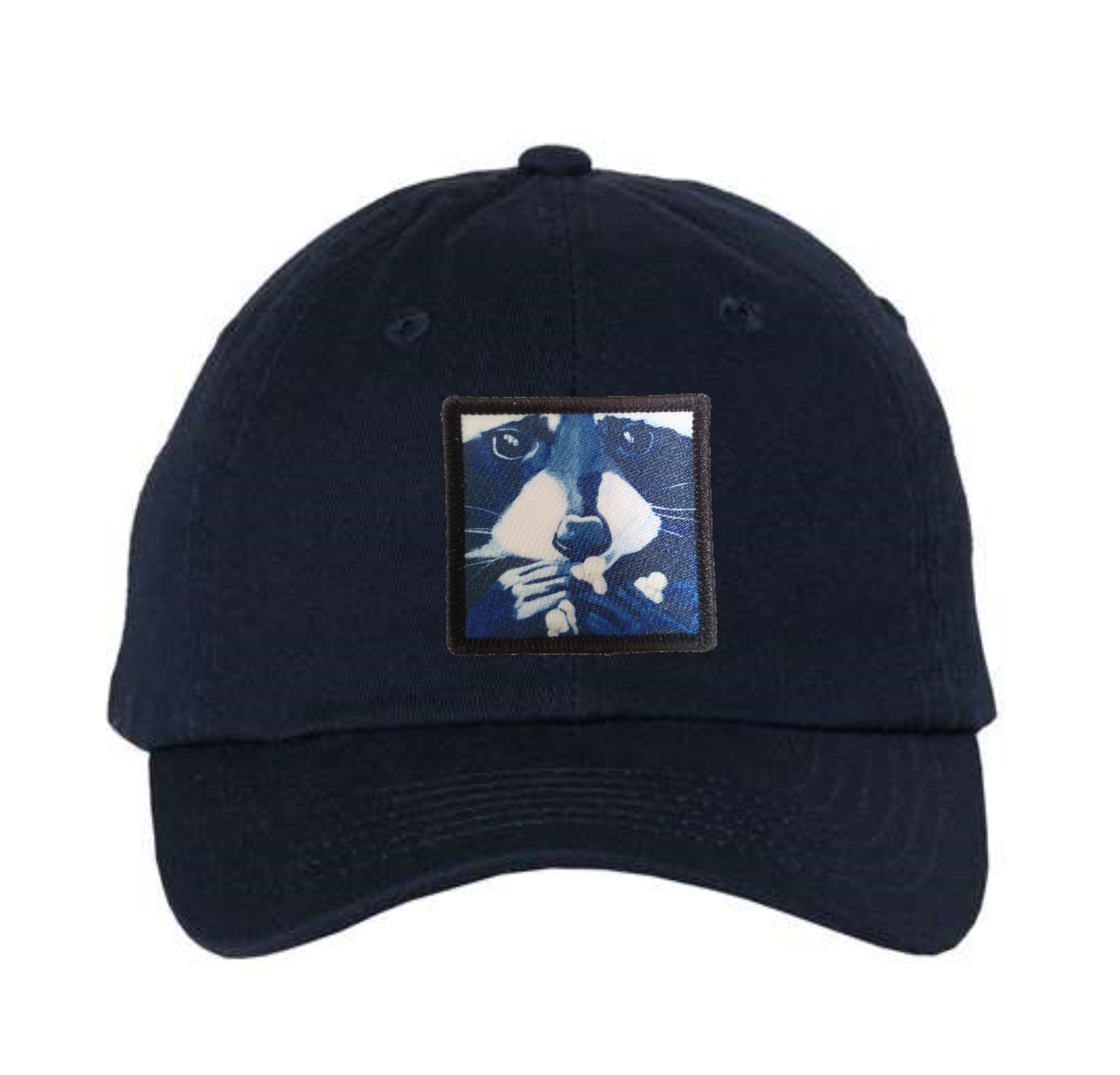 Kids Soft Navy Hat Hats FlynHats Raccoon Pop