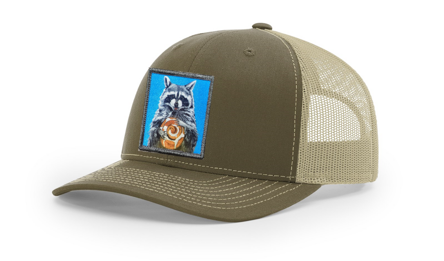 Moss-Khaki Trucker Hats Flyn Costello Cinnabun Bandit