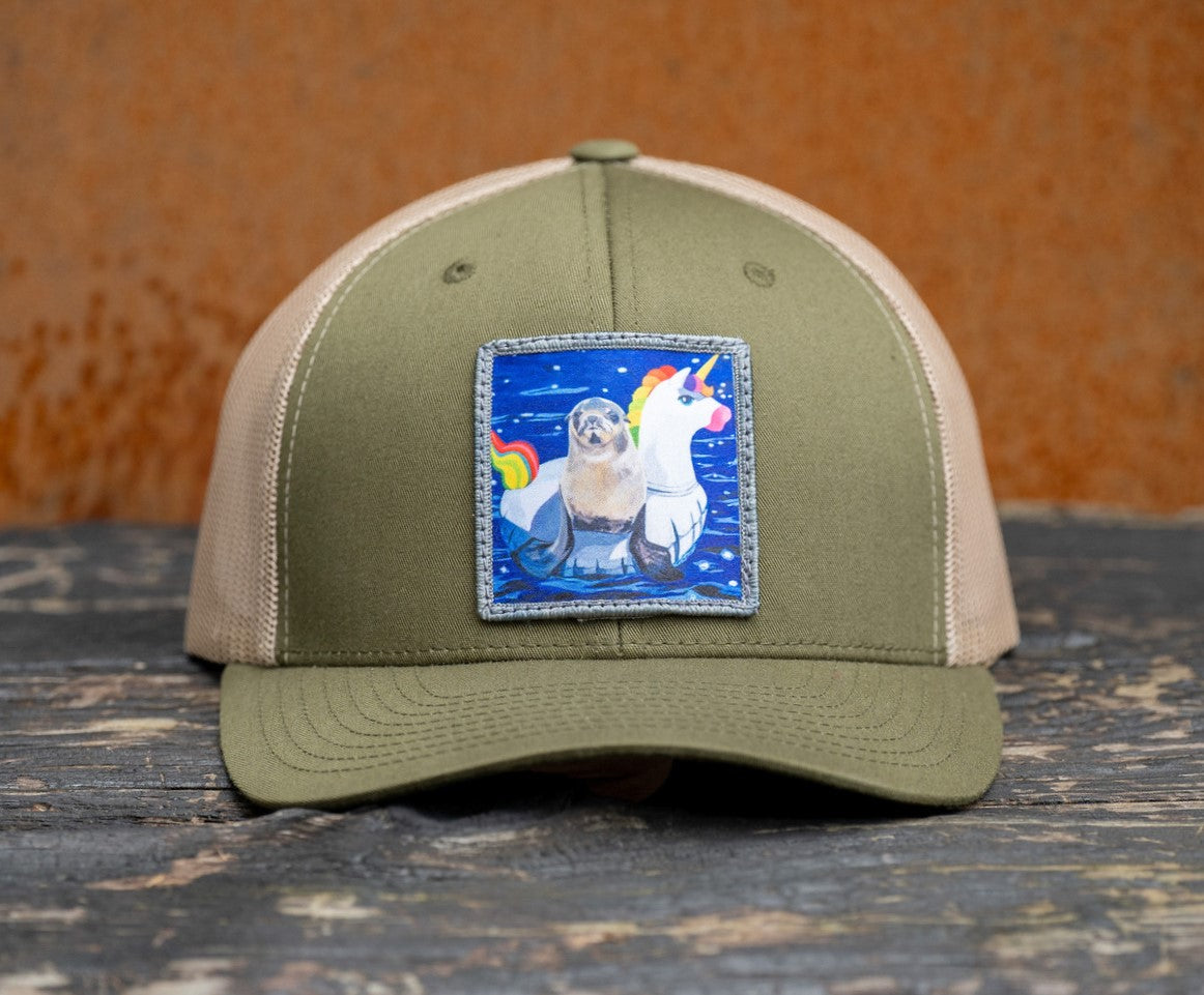 Moss-Khaki Trucker Hats Flyn Costello