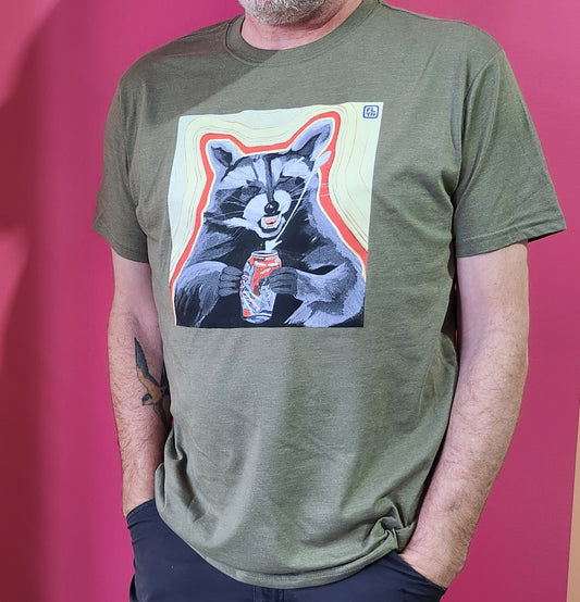 Camp Crasher T Shirt on Moss T-Shirts FlynHats