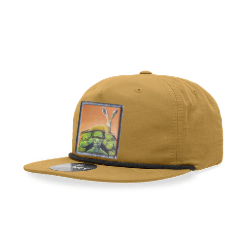 Biscuit/Black Rope Cap Hats FlynHats The Tortoise by a Hare
