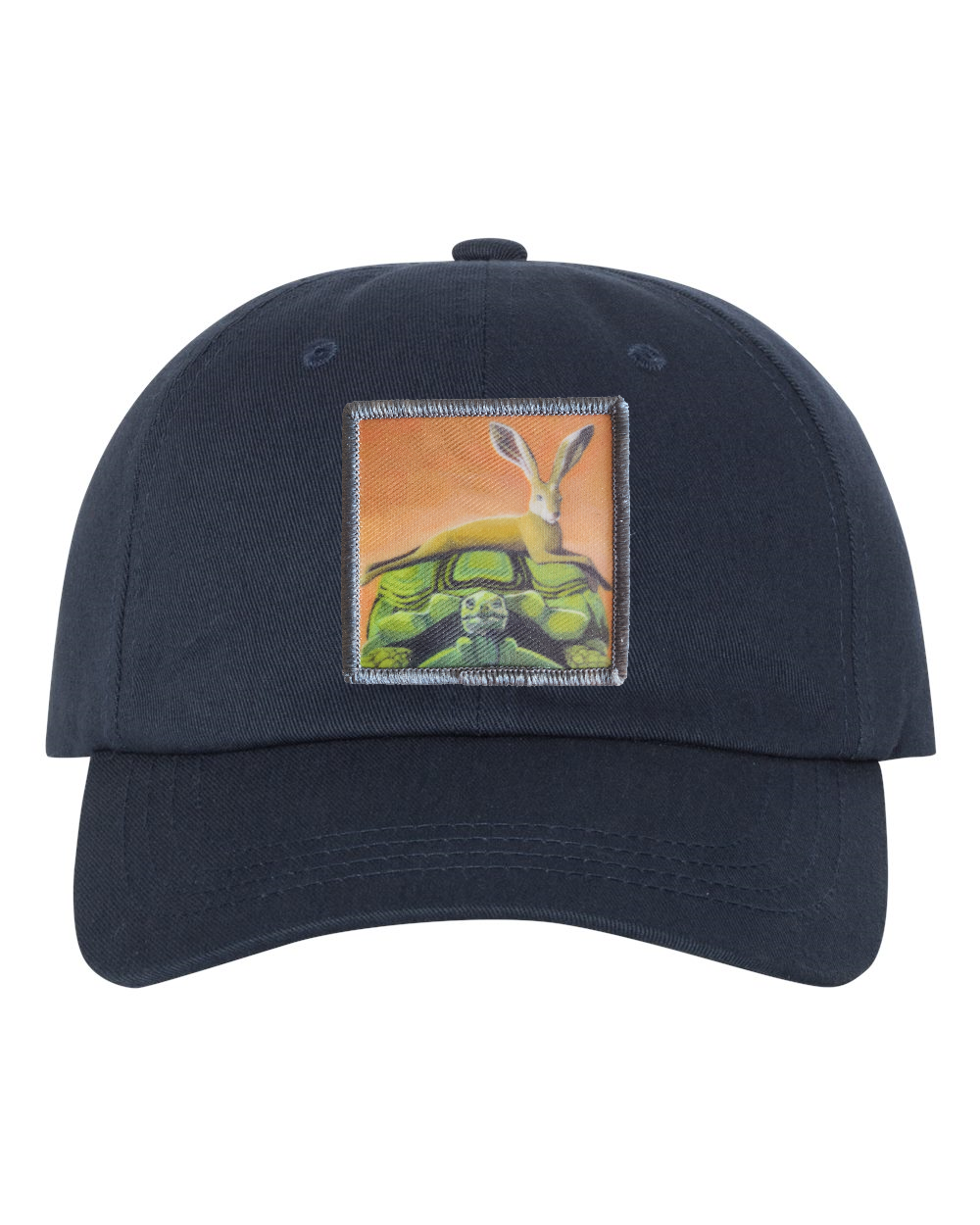 Eco-Washed Dad Hat Hats FlynHats The Tortoise by a Hare
