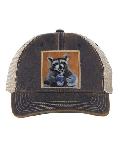 Navy/ Khaki Trucker Cap Hats FlynHats Beer Bandit