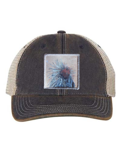 Navy/ Khaki Trucker Cap Hats FlynHats Porcupine