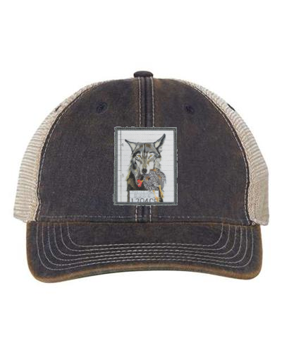 Navy/ Khaki Trucker Cap Hats FlynHats The Usual Suspects: Wolf