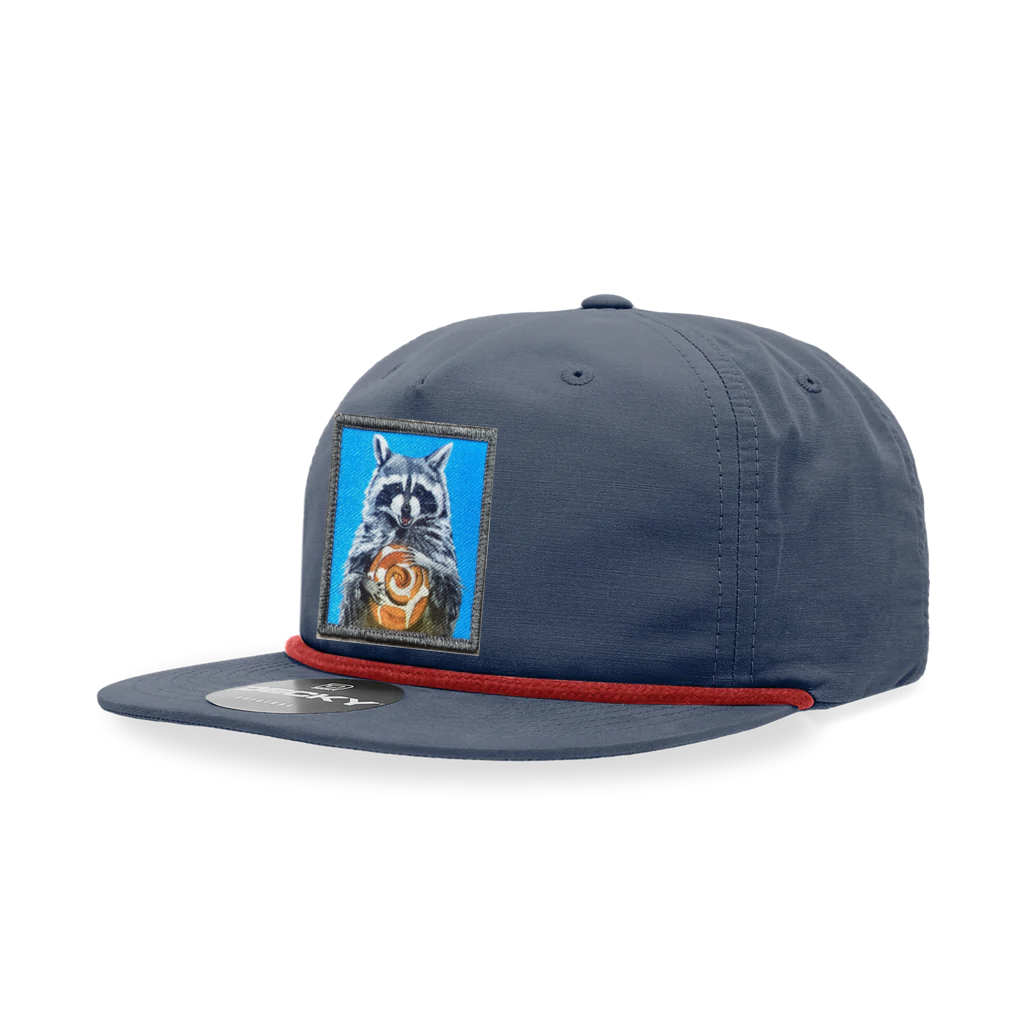 Navy/ Red Rope Cap Hats FlynHats Cinnabun Bandit