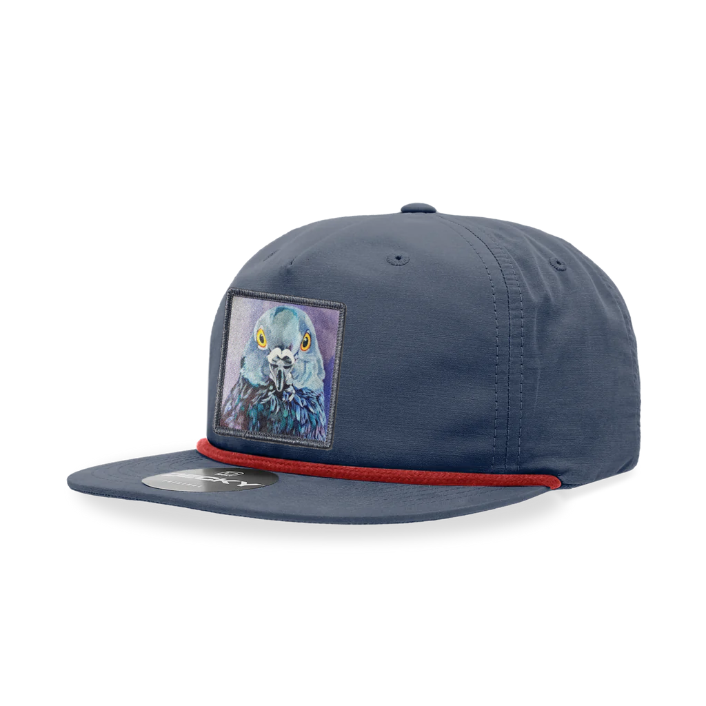 Navy/ Red Rope Cap Hats FlynHats City Bird