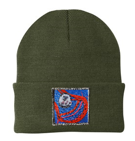 Ball Hog Beanie Hats FlynHats Olive
