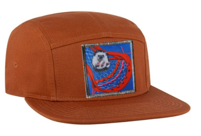 Orange Camper Hat Hats FlynHats Ball Hog