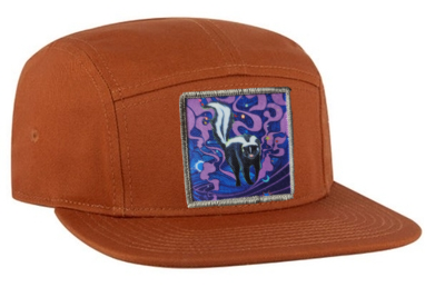 Orange Camper Hat Hats FlynHats Skunky Haze