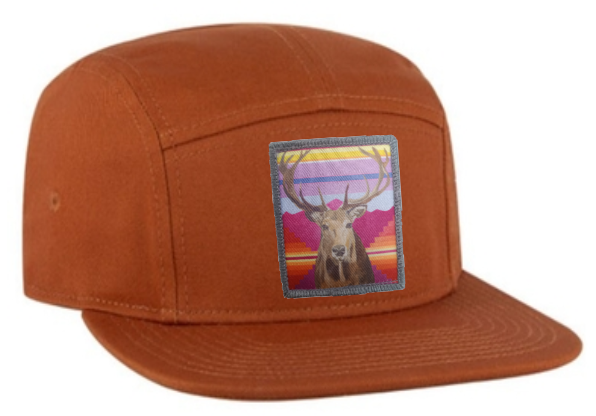 Orange Camper Hat Hats FlynHats Elk