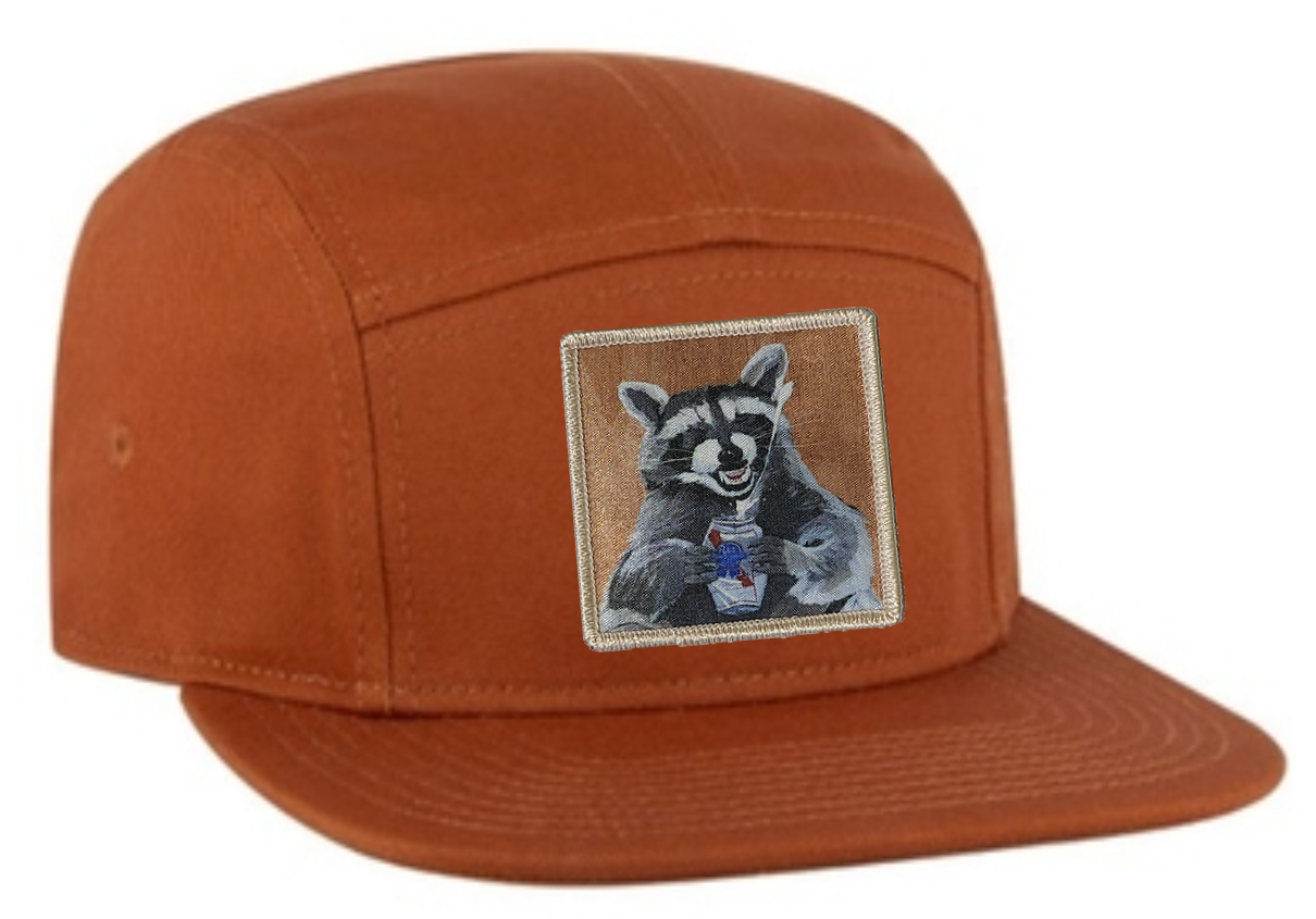 Orange Camper Hat Hats FlynHats Beer Bandit