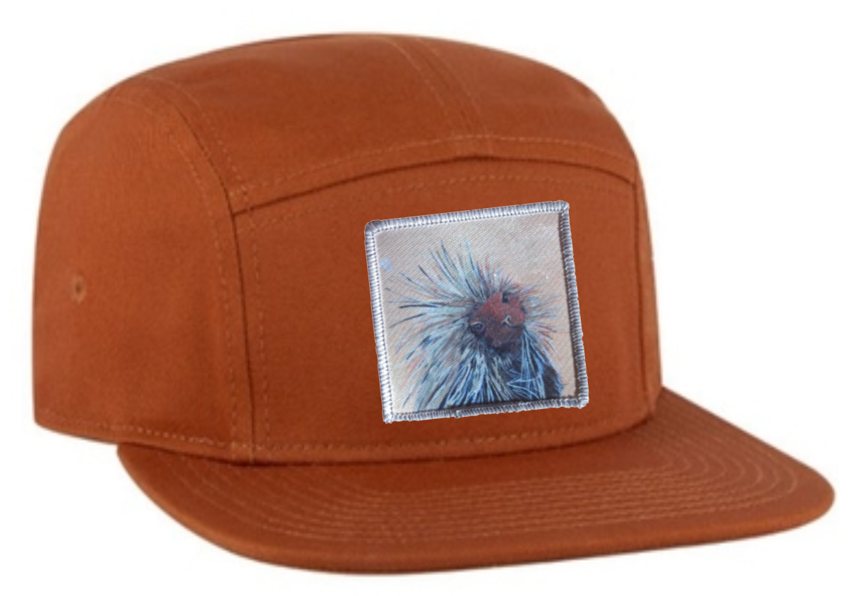 Orange Camper Hat Hats FlynHats Porcupine