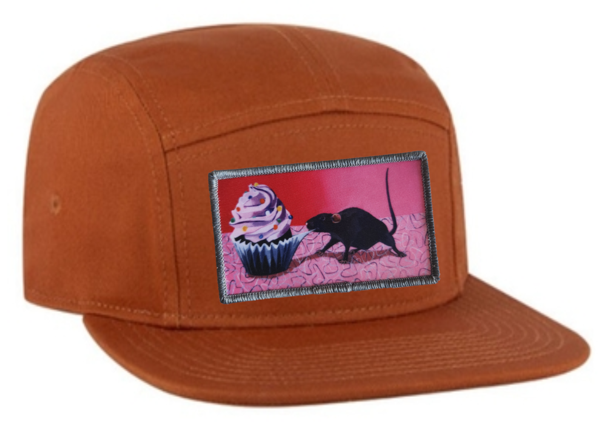Orange Camper Hat Hats FlynHats Rats Got My Cake