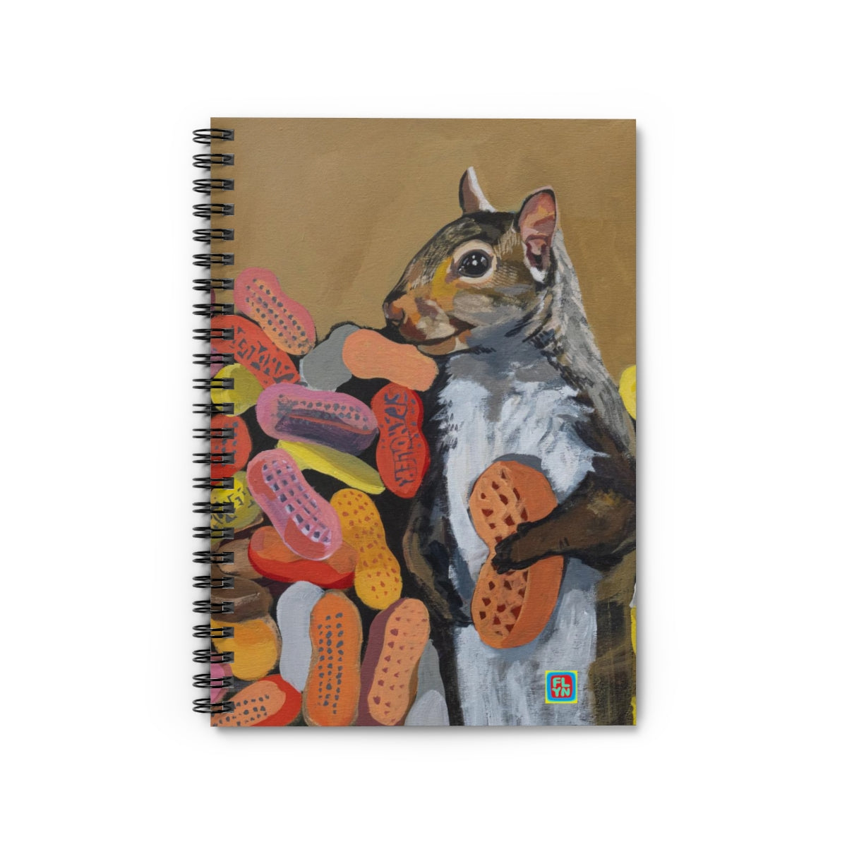 Peanut Squirrel Notebook notebook FlynHats