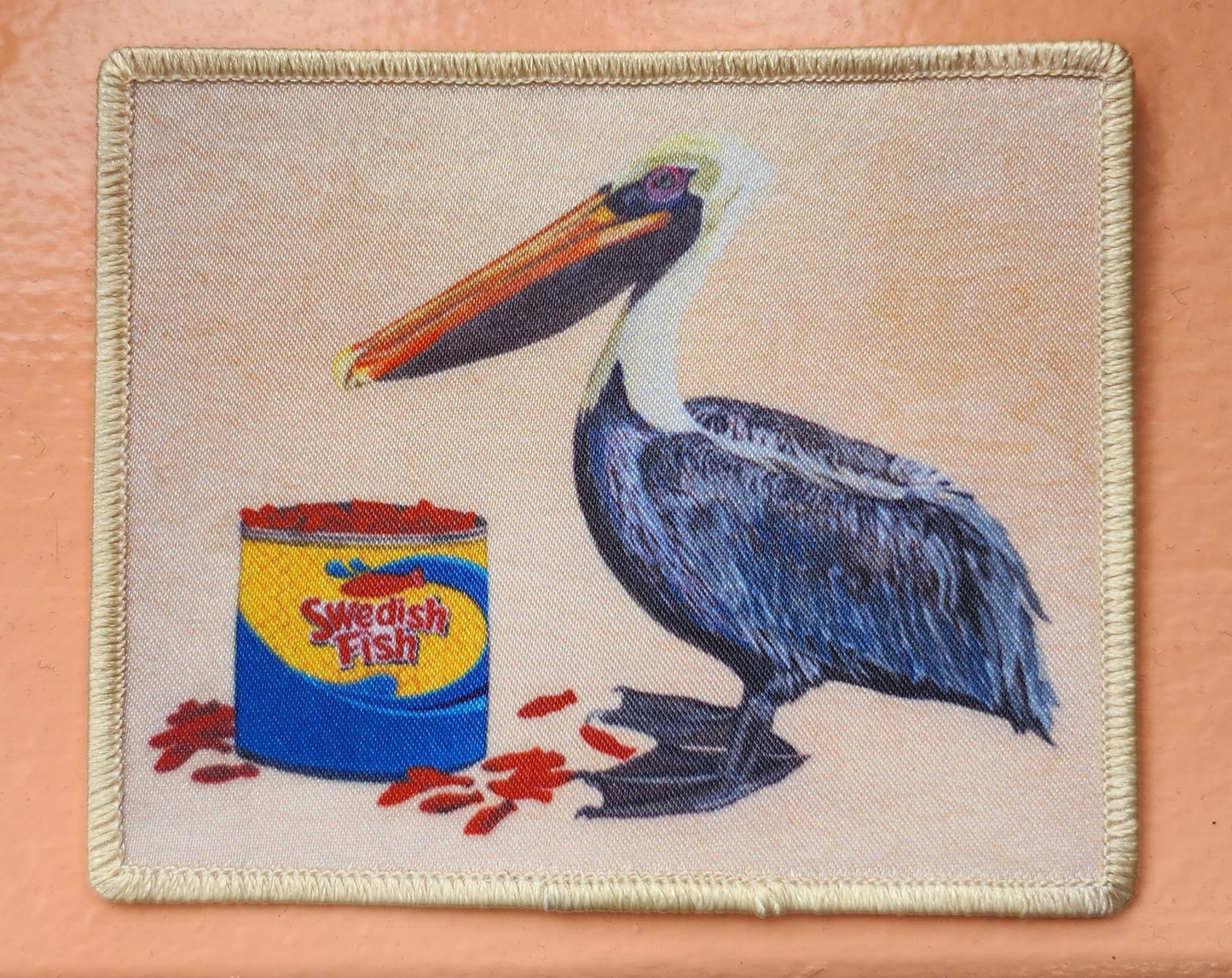 Coffee Brown Merino Wool Beanie Choose your patch FLYNhats Gone Fishing