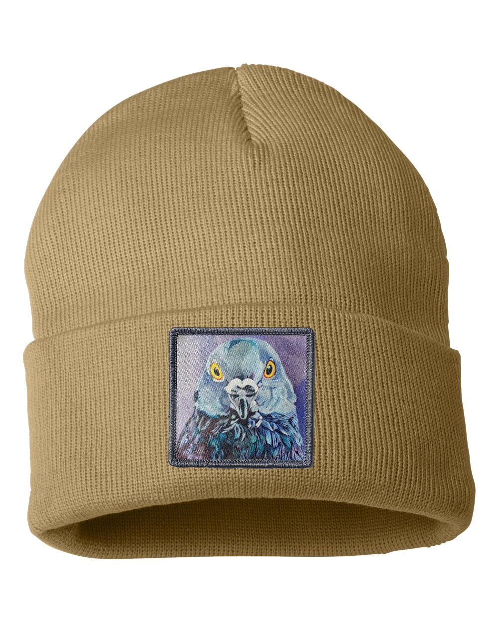 City Bird Beanie Hats FlynHats Camel