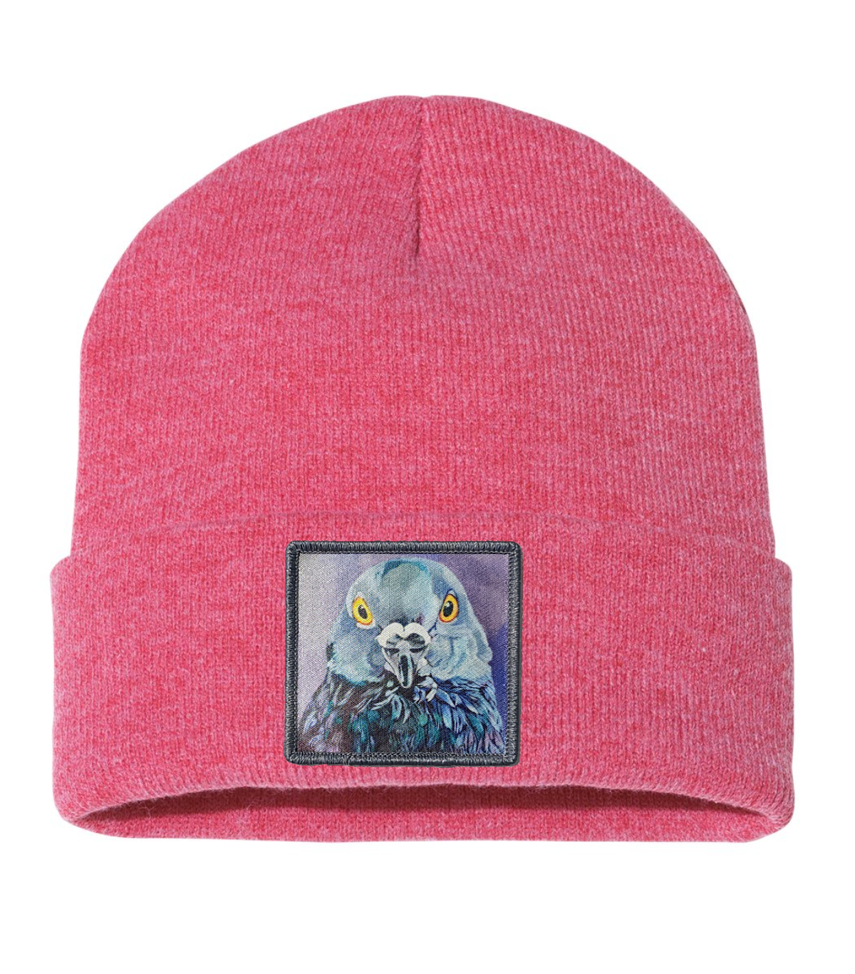 City Bird Beanie Hats FlynHats Heather Red