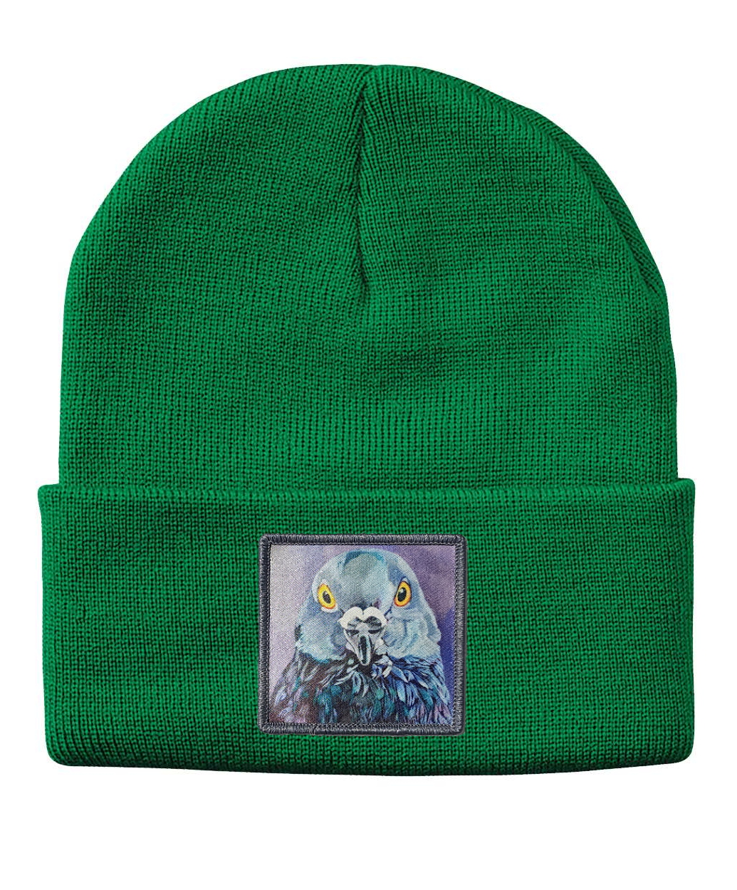 City Bird Beanie Hats FlynHats Kelley Green