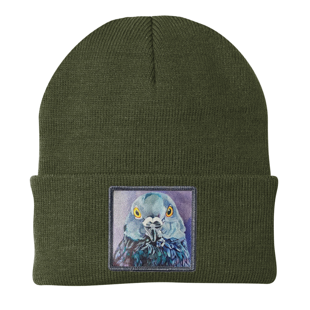 City Bird Beanie Hats FlynHats Olive