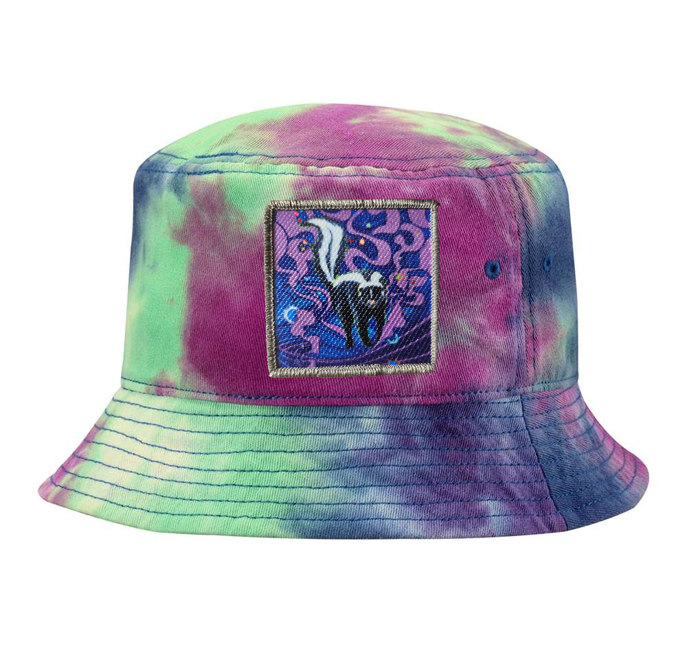 Tye Dye Bucket - Purple Hats Flyn Costello Skunky Haze