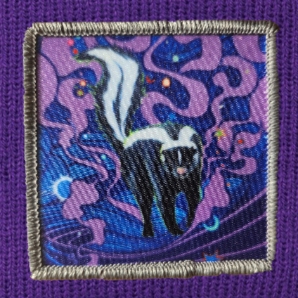 Skunky Haze Beanie Hats FlynHats Purple