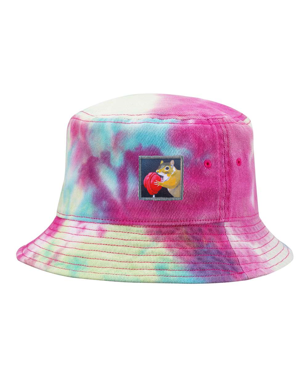 Lolly Chipmunk Bucket Hat - Raspberry Mist