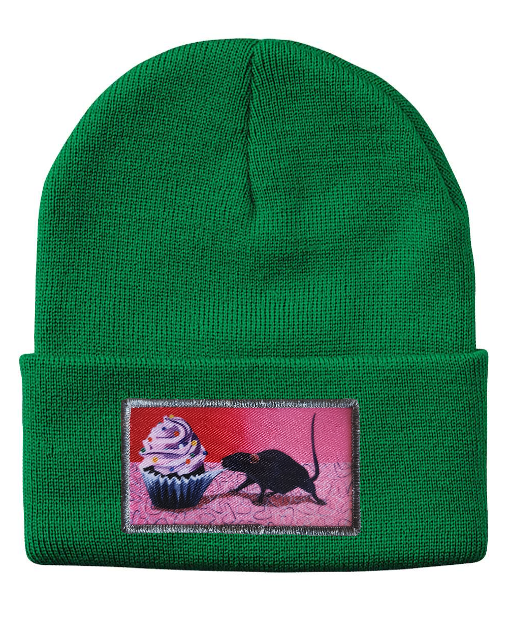Rats Got My Cake Beanie Hats FlynHats Kelley Green