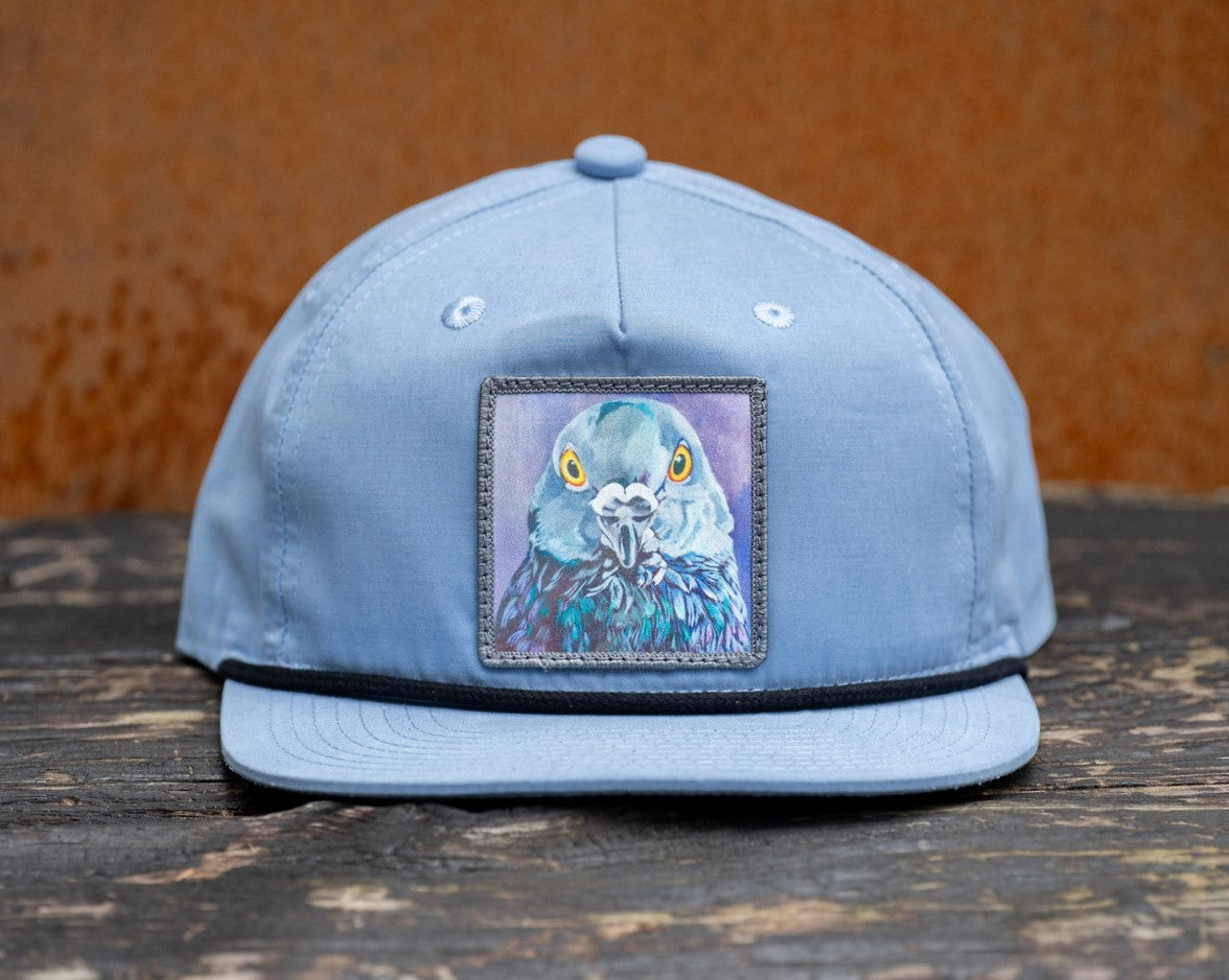 Sky/Black Rope Cap Hats FlynHats
