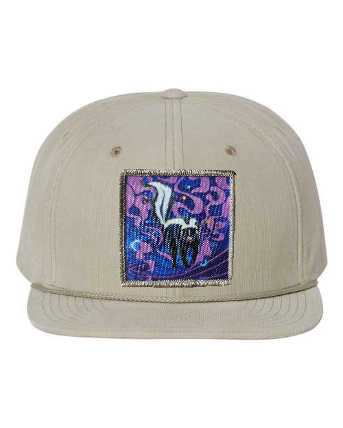 Tan Corduroy Flat Bill Trucker Hats Flyn Costello Skunky Haze