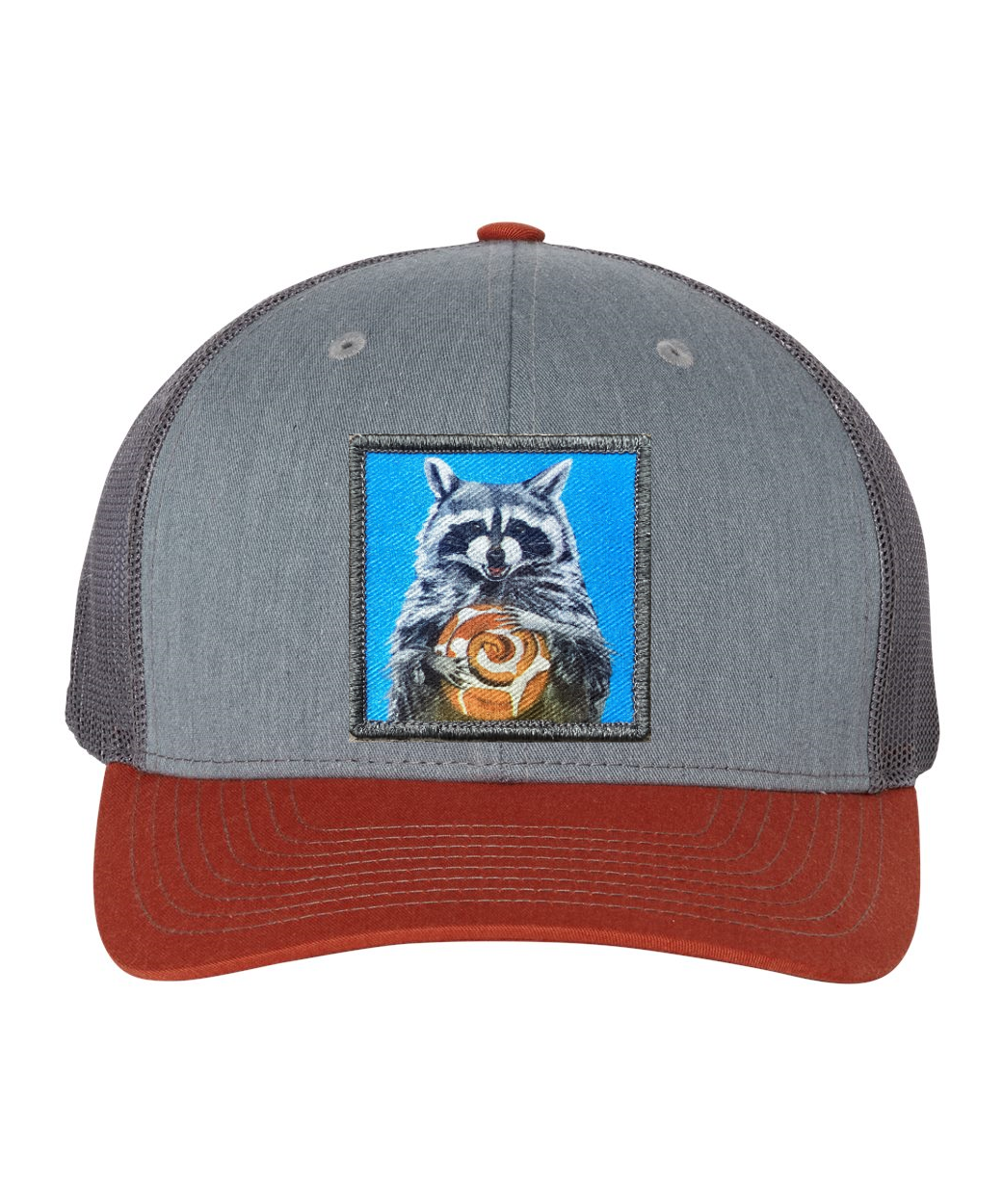 Grey/Terracotta Trucker Hats Flyn Costello Cinnabun Bandit