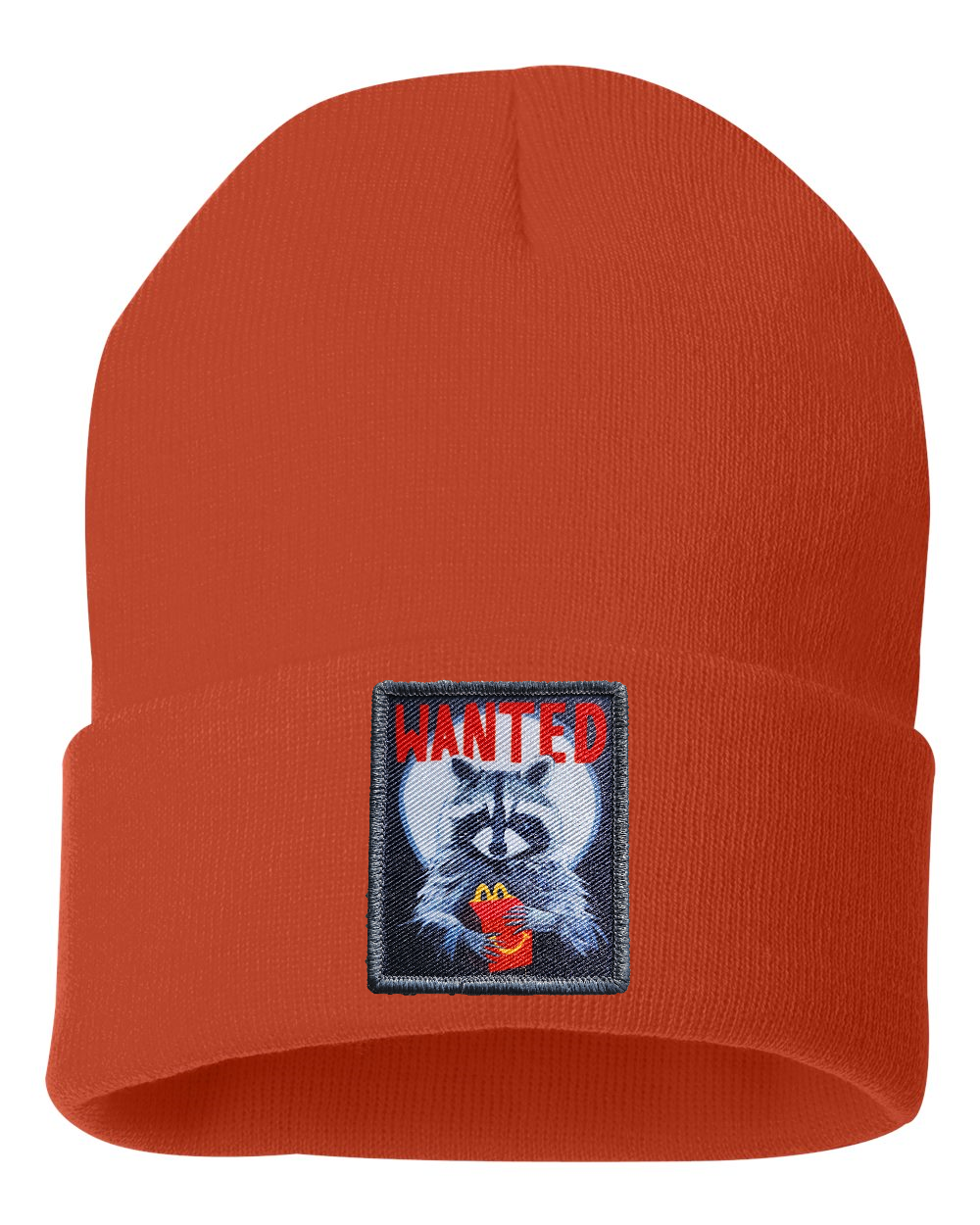 WANTED Beanie Hats Flyn_Costello_Art Burnt Orange