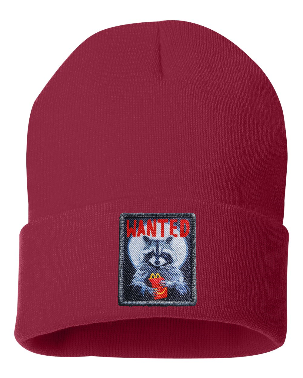 WANTED Beanie Hats Flyn_Costello_Art Cardinal Red