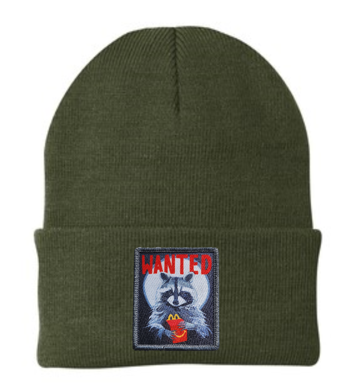 WANTED Beanie Hats Flyn_Costello_Art Olive