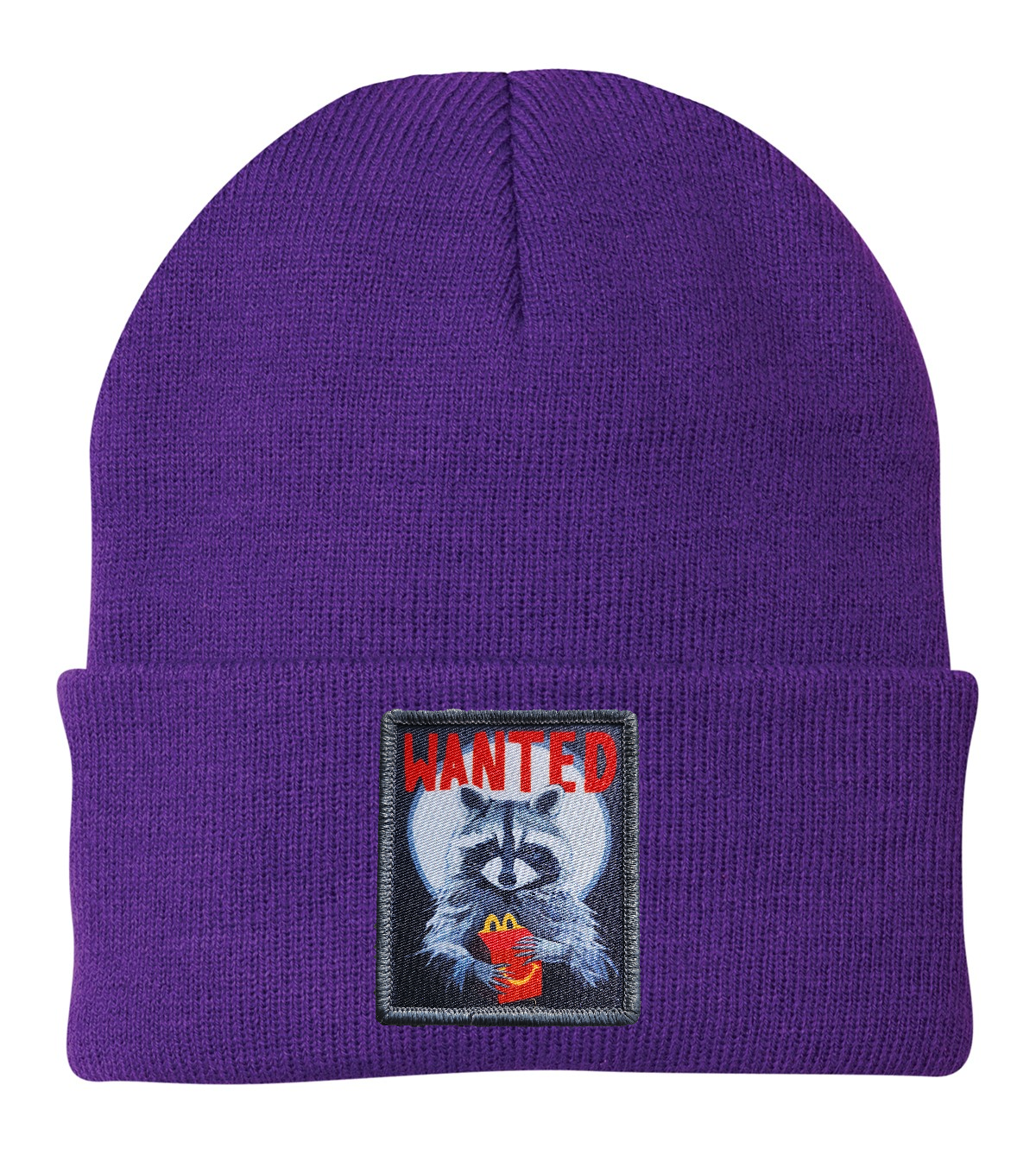 WANTED Beanie Hats Flyn_Costello_Art Purple