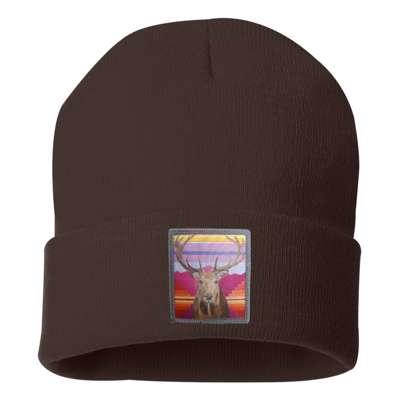 Elk Beanie Hats Flyn Costello Brown