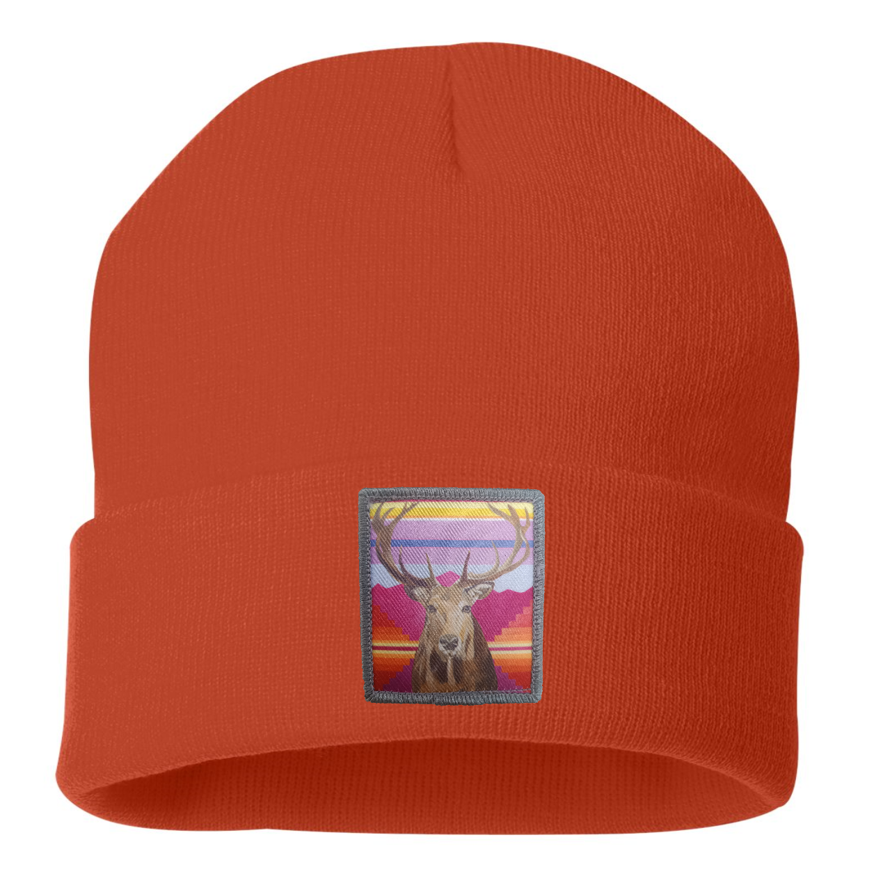 Elk Beanie Hats Flyn Costello Burnt Orange