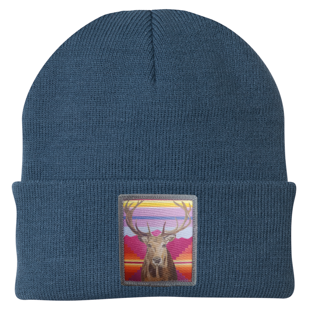 Elk Beanie Hats Flyn Costello Dusty Blue