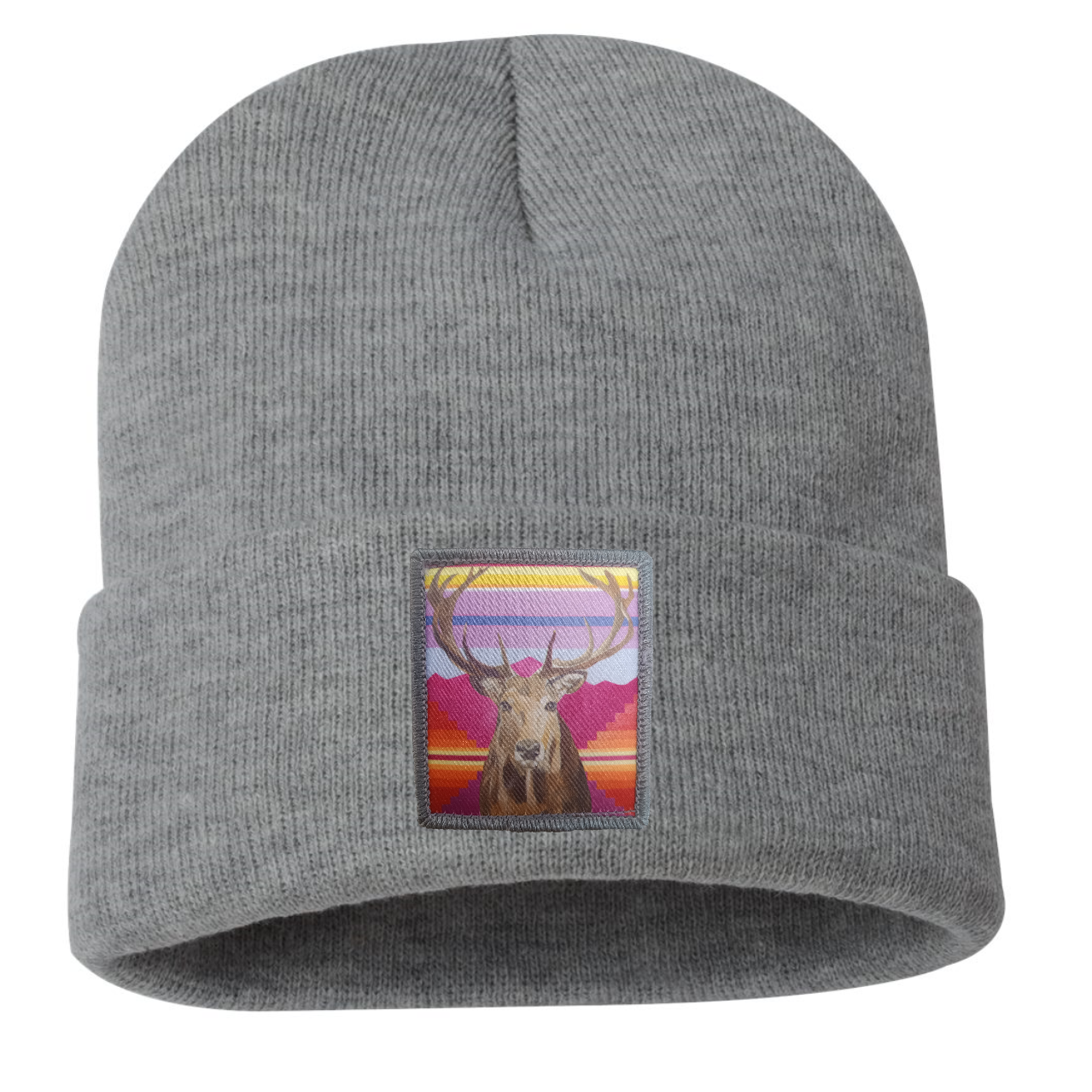 Elk Beanie Hats Flyn Costello Grey