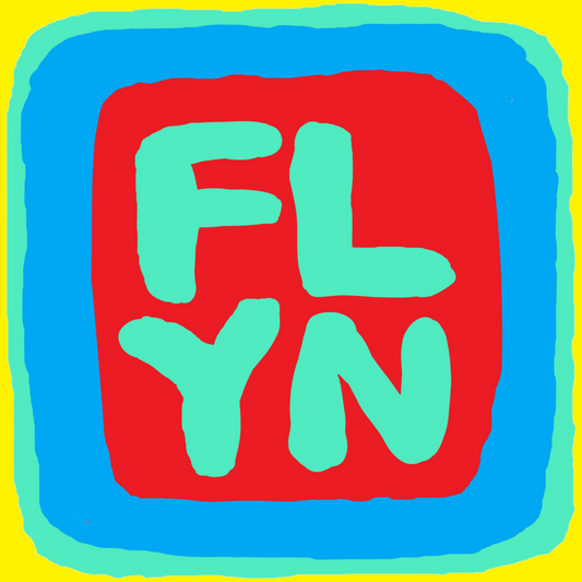 FLYN Logo Sticker Stickers FlynHats 2x2 inches