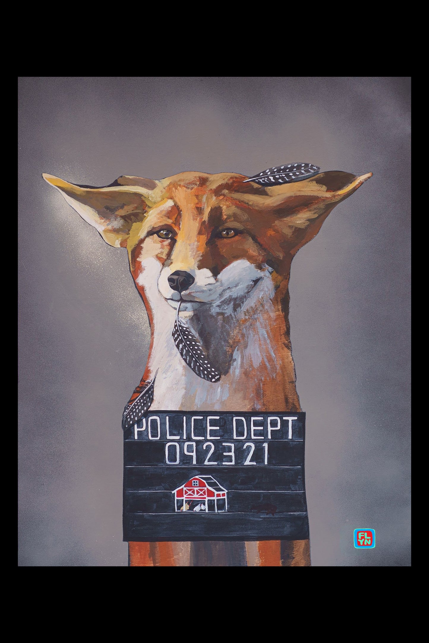 The Usual Suspects - Fox Print Prints Flyn_Costello_Art