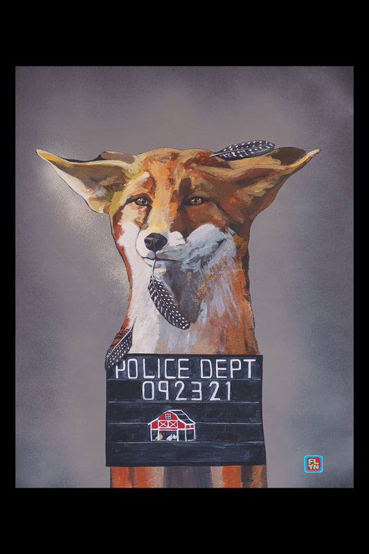 The Usual Suspects - Fox Print Prints Flyn_Costello_Art