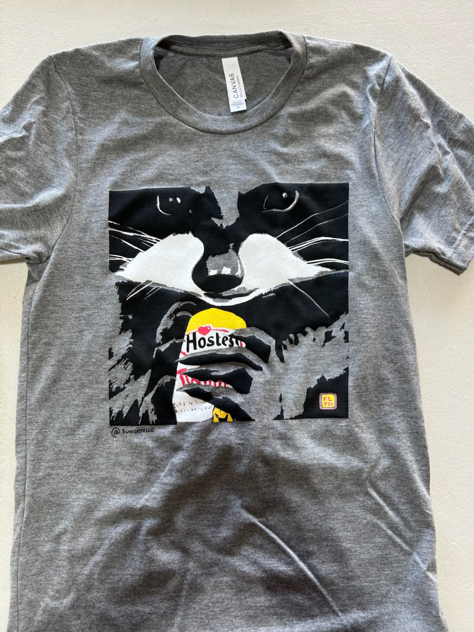 The Snack Kid Raccoon T T-Shirts Flyn Costello X Small