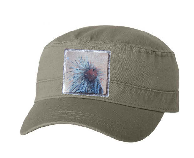 Olive Fidel Cap Hats FlynHats Porcupine